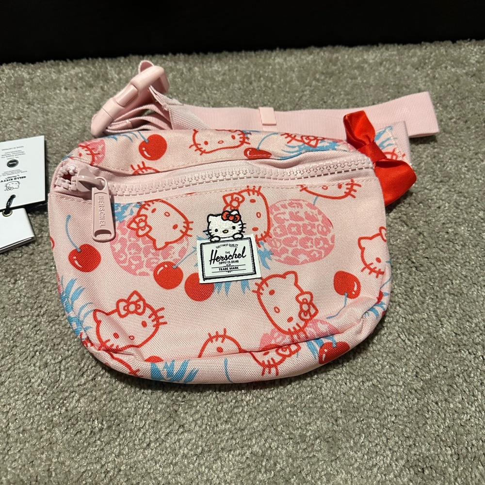 Herschel Supply Company Pink and Red Hello Kitty Bag